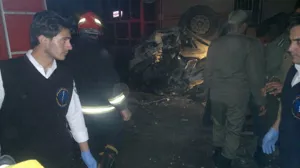 پراید و تریلر حادثه افریدند