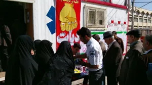 تکنسینهای اورژانس مرند, همگام با هفته جهانی سلامت