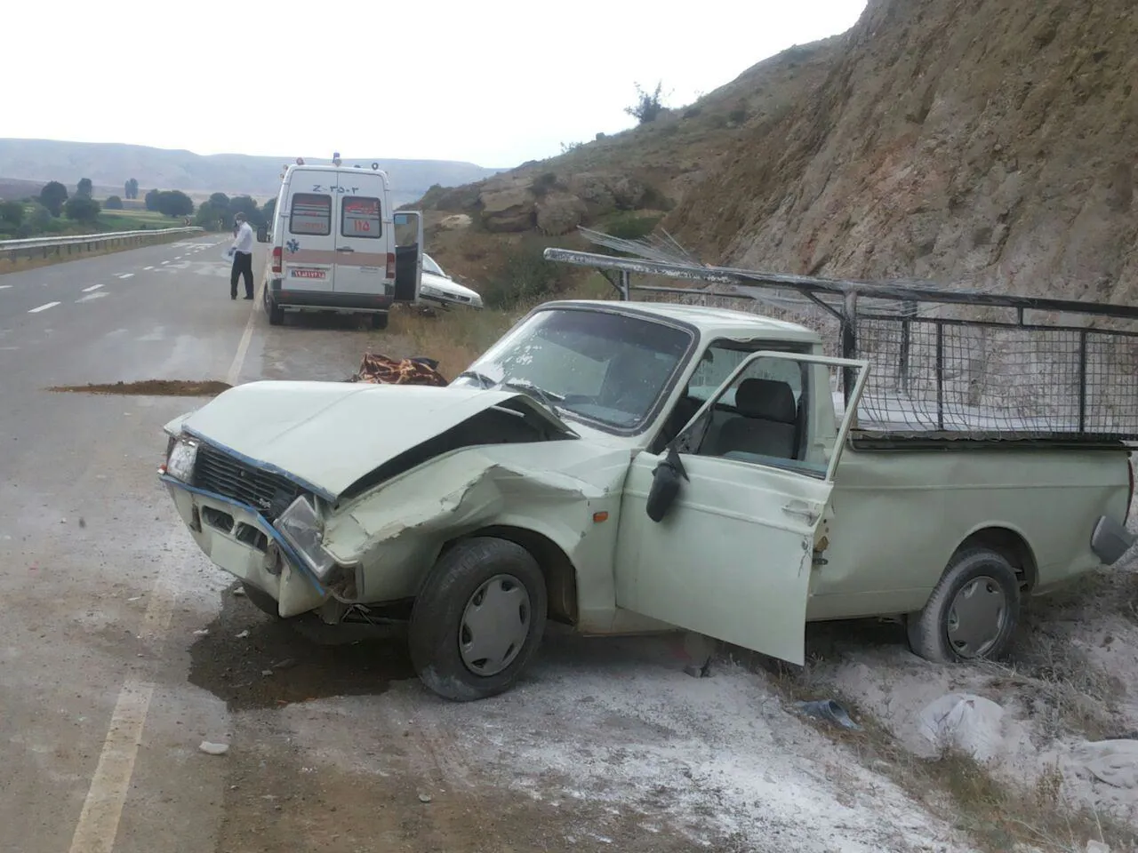 واژگونی خودرو باز هم قربانی گرفت 