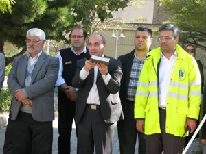 بدرقه کاروان اعزامی به مراسم اربعین مرکز مدیریت حوادث وفوریتهای پزشکی استان باحضور دکتر صومی