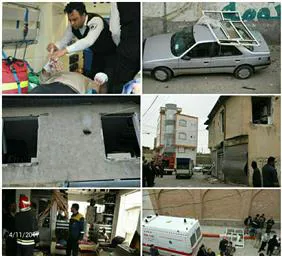 انفجار درمنزل مسکونی در شهرستان بناب