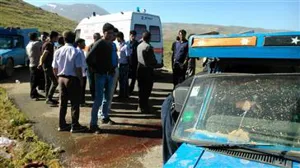 🔴واژگونی مرگبار نیسان در جاده اسکو-عنصرود