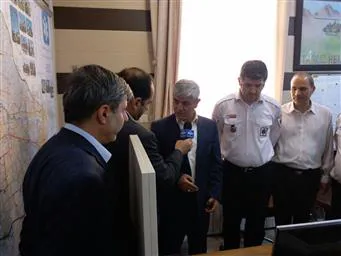 حضور دکتر شهرتی فر معاون سیاسی امنیتی استاندار در مرکز اورژانس تبریز 