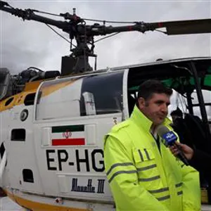 پرواز بالگرد اورژانس برفراز شهرستان چاروایماق