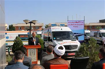 اورژانس استان درآستانه چهلمین سالگرد پیروزی شکوهمند  انقلاب اسلامی                                         