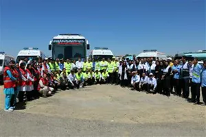 مانور زلزله در شهرستان شبستر برگزارشد