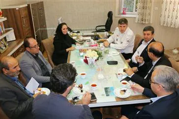 حضور معاون درمان در مرکز اورژانس و تبریک روز ملی اورژانس