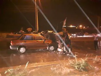 سانحه رانندگی در شهر سهند
