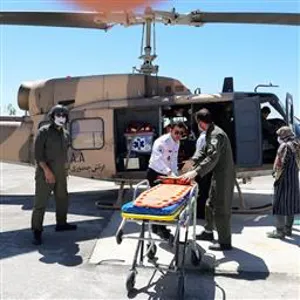 پرواز نجات بخش بالگرد اورژانس
