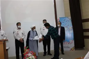 مراسم تجلیل از خیرین سلامت مرکز اورژانس پیش بیمارستانی و مدیریت حوادث دانشگاه