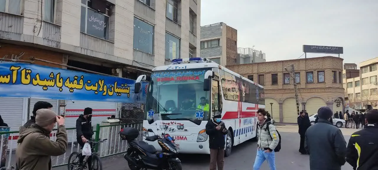 پوشش امدادی مراسم راهپیمایی یوم الله ۲۲ بهمن توسط اورژانس ۱۱۵ استان آذربایجان شرقی