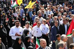 گزارش تصویری روز جهانی قدس و حضور پررنگ اورژانس استان آذربایجان شرقی