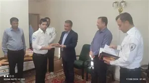 پایگاه پیام مرند بعنوان برگزیده طرح" طاها " سازمان اورژانس کشور انتخاب شد.