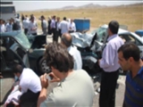 در جاده سراب بستان آباد؛برخورد پیکان وانت و تریلر، 2 کشته برجای گذاشت