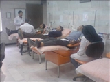 کارکنان اورژانس با اعلام نیاز سازمان انتقال خون،اهدای خون انجام دادند
