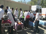 انجام مانور زلزله در شهرستان هریس استان آذربایجانشرقی