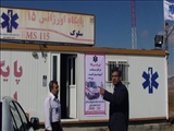 بازدید دکتر رجائی از پایگاههای استان در اولین روز سال 93