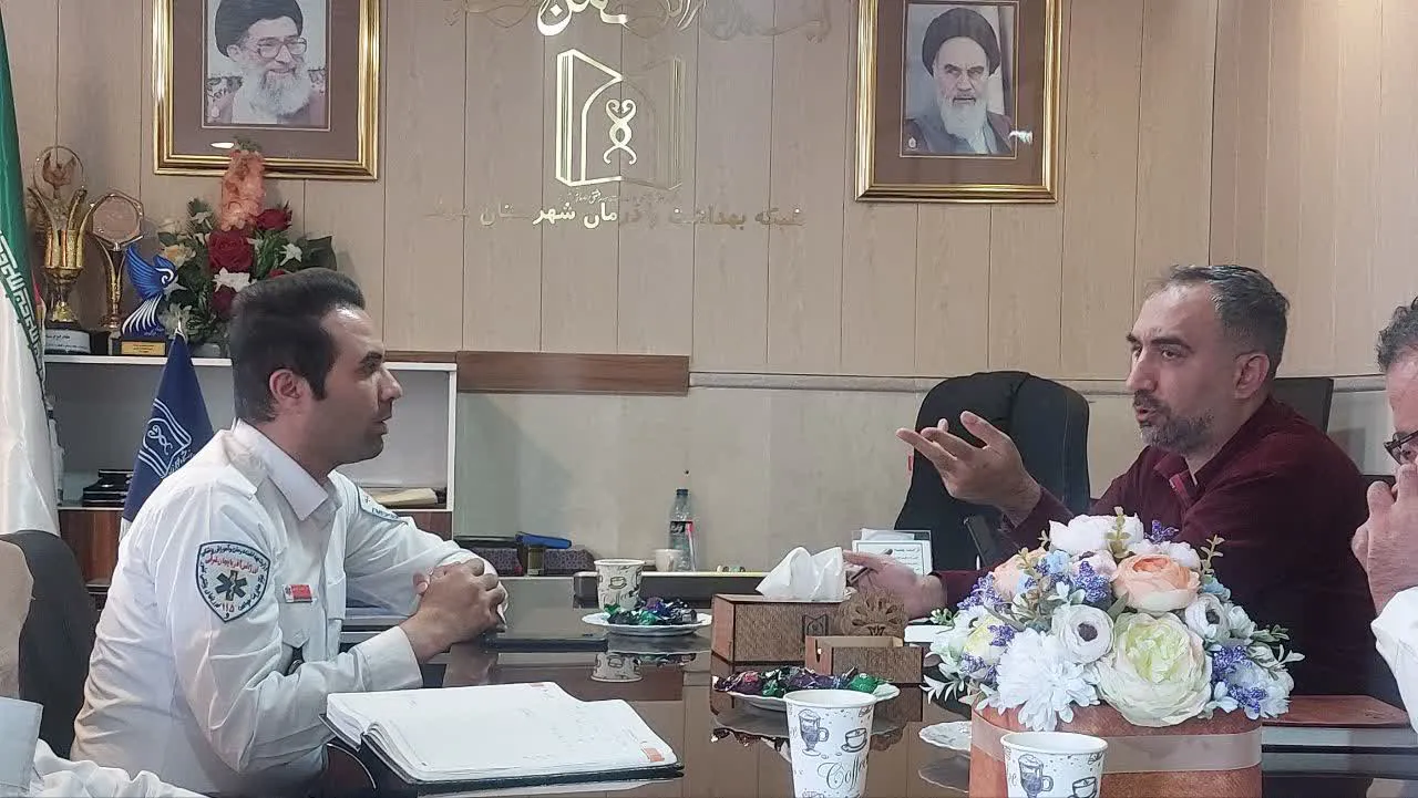 بازدید از ساختمان جدید ستاد وبررسی وضعیت خدمات اورژانس در شهرستان مرند توسط رئیس اورژانس استان 